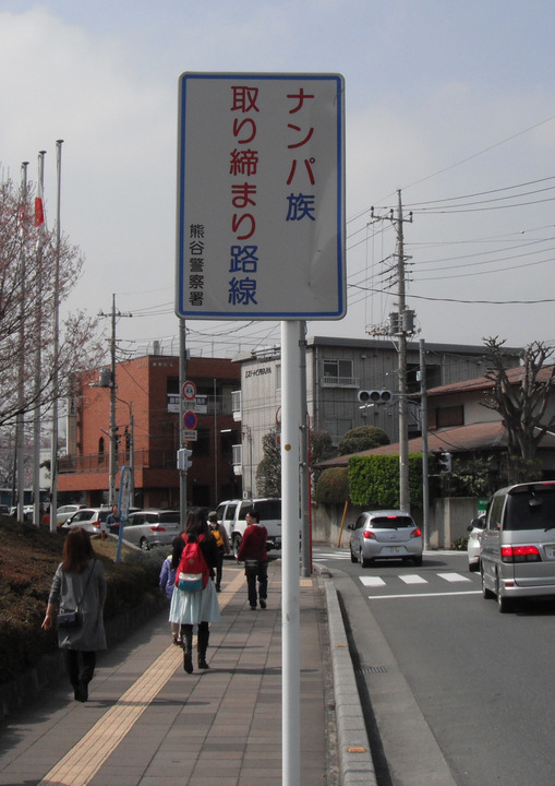 ナンパ取り締まり！荒川土手の桜の花見はきびしい。
