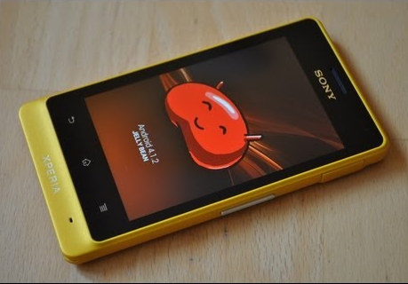 SONY Xperia go ST27iのファームアップ