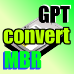 HDDやSSDのGPTをMBRにする2つの方法